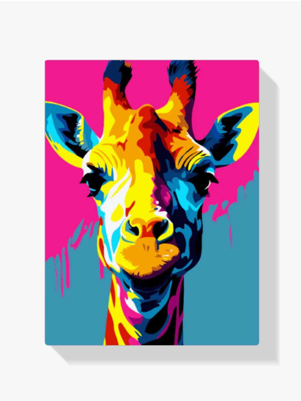 Abstracte giraffe