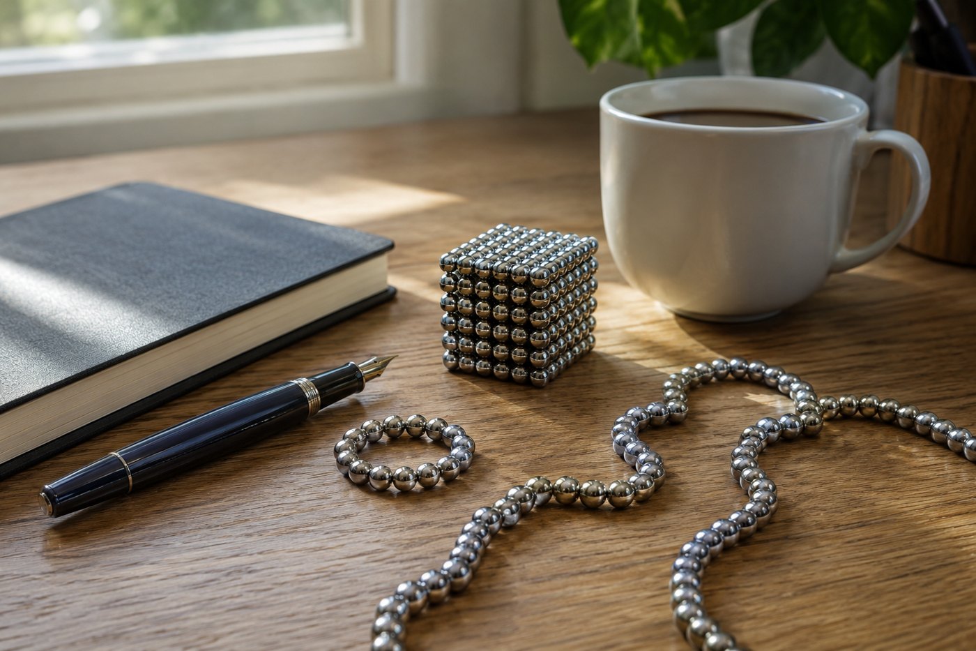 magneetballetjes voor op je bureau